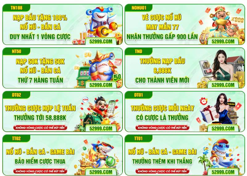 Sảnh Nổ Hũ - Bắn Cá - Game Bài