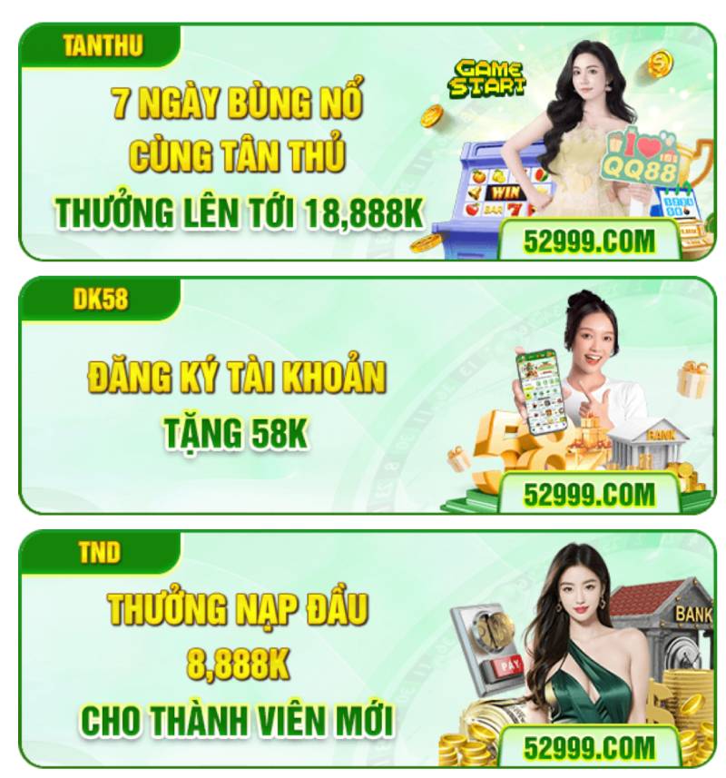 Ưu đãi chào sân dành riêng cho Tân thủ